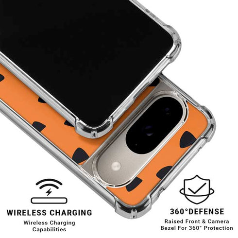 The Flinstones Fred Flintstone Outfit Pattern Google Pixel 10 Clear Case